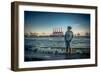 Germany, Hamburg, Elbe (River), …velgšnne, Beach, 'Strandperle-Ingo Boelter-Framed Photographic Print