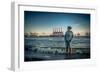 Germany, Hamburg, Elbe (River), …velgšnne, Beach, 'Strandperle-Ingo Boelter-Framed Photographic Print