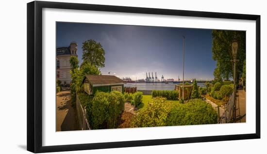 Germany, Hamburg, Elbe (River), …velgšnne, Elbwanderweg-Ingo Boelter-Framed Photographic Print