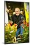 Germany, Hamburg, Flower Market, Flower Stall, Owner-Ingo Boelter-Mounted Photographic Print