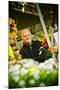 Germany, Hamburg, Flower Market, Flower Stall, Owner-Ingo Boelter-Mounted Photographic Print