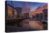 Germany, Hamburg, Hafencity, 'Magellan-Terrassen', 'Sandtorkai', 'Sandtorhafen' (Harbour-Ingo Boelter-Stretched Canvas