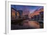 Germany, Hamburg, Hafencity, 'Magellan-Terrassen', 'Sandtorkai', 'Sandtorhafen' (Harbour-Ingo Boelter-Framed Photographic Print