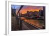 Germany, Hamburg, Hafencity, 'Magellan-Terrassen', 'Sandtorkai', 'Sandtorhafen' (Harbour-Ingo Boelter-Framed Photographic Print