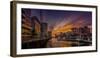 Germany, Hamburg, Hafencity, 'Magellan-Terrassen', 'Sandtorkai', 'Sandtorhafen' (Harbour-Ingo Boelter-Framed Photographic Print