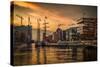 Germany, Hamburg, Hafencity, Magellan Terrassen, Sandtorkai, Sandtorhafen-Ingo Boelter-Stretched Canvas