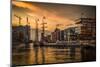 Germany, Hamburg, Hafencity, Magellan Terrassen, Sandtorkai, Sandtorhafen-Ingo Boelter-Mounted Photographic Print