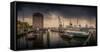 Germany, Hamburg, Harbour, Elbe (River), Museumshafen, …velgšnne, Augustinum-Ingo Boelter-Framed Stretched Canvas