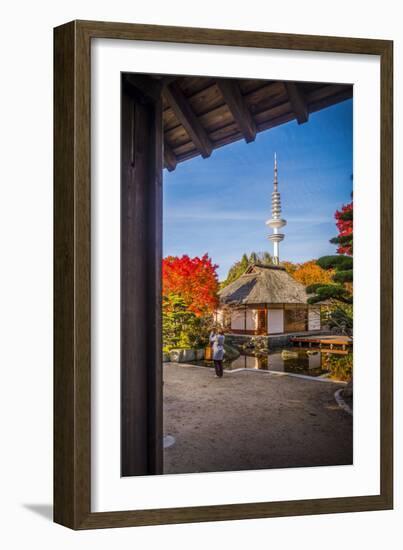 Germany, Hamburg, Park, Park, Planten Un Blomen, Autumn-Ingo Boelter-Framed Photographic Print