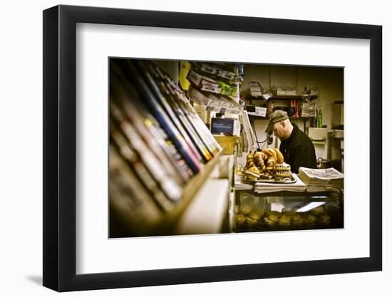 Germany, Hamburg, Reiherdamm, Odos Kaffeeklappe-Ingo Boelter-Framed Photographic Print