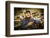 Germany, Hamburg, Reiherdamm, Odos Kaffeeklappe-Ingo Boelter-Framed Photographic Print