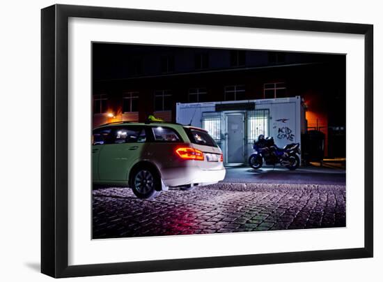 Germany, Hamburg, Reiherdamm, Odos Kaffeeklappe-Ingo Boelter-Framed Photographic Print