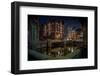 Germany, Hamburg, Speicherstadt (Warehouse District), Pickhuben, Night, Night Shot-Ingo Boelter-Framed Photographic Print