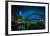 Germany, Hamburg, Speicherstadt (Warehouse District), Zollkanal, Church-Ingo Boelter-Framed Photographic Print