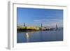 Germany, Hamburg, the Inner Alster-Chris Seba-Framed Photographic Print