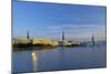 Germany, Hamburg, the Inner Alster-Chris Seba-Mounted Photographic Print