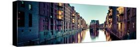 Germany, Hamburg, Warehouses and New Apartments in the Converted Speichrstadt District-Michele Falzone-Stretched Canvas