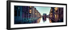 Germany, Hamburg, Warehouses and New Apartments in the Converted Speichrstadt District-Michele Falzone-Framed Photographic Print