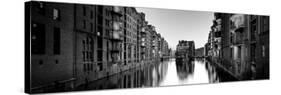 Germany, Hamburg, Warehouses and New Apartments in the Converted Speichrstadt District-Michele Falzone-Stretched Canvas