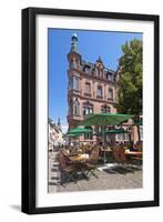 Germany, Heidelberg, Old Town, Gastronomy-Chris Seba-Framed Premium Photographic Print