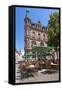 Germany, Heidelberg, Old Town, Gastronomy-Chris Seba-Framed Stretched Canvas