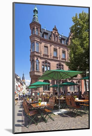 Germany, Heidelberg, Old Town, Gastronomy-Chris Seba-Mounted Photographic Print