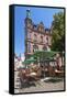 Germany, Heidelberg, Old Town, Gastronomy-Chris Seba-Framed Stretched Canvas