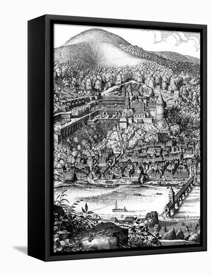 Germany Heidelberg-Mathieu Merian-Framed Stretched Canvas