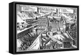 Germany Heidelberg-Mathieu Merian-Framed Stretched Canvas