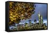 Germany, Hesse, Financial District-Bernd Wittelsbach-Framed Stretched Canvas