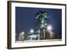 Germany, Hesse, Frankfurt Am Main, European Central Bank at Dusk-Bernd Wittelsbach-Framed Photographic Print