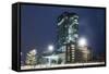 Germany, Hesse, Frankfurt Am Main, European Central Bank at Dusk-Bernd Wittelsbach-Framed Stretched Canvas