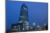 Germany, Hesse, Frankfurt Am Main, European Central Bank at Dusk-Bernd Wittelsbach-Mounted Photographic Print