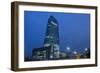 Germany, Hesse, Frankfurt Am Main, European Central Bank at Dusk-Bernd Wittelsbach-Framed Photographic Print