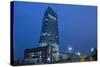 Germany, Hesse, Frankfurt Am Main, European Central Bank at Dusk-Bernd Wittelsbach-Stretched Canvas