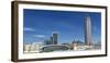 Germany, Hesse, Frankfurt Am Main, Skyline with Messeturm (Trade Fair Tower) and Auditorium-Bernd Wittelsbach-Framed Photographic Print