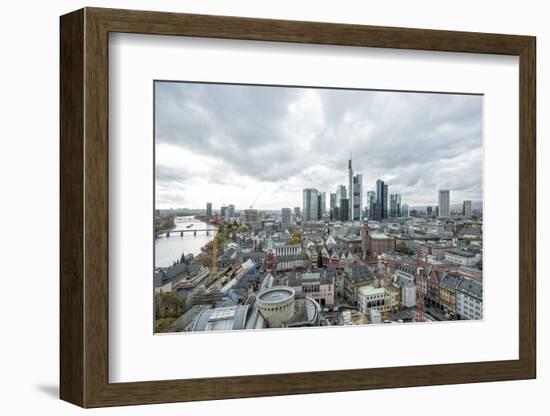 Germany, Hesse, Frankfurt Am Main, Skyline-Bernd Wittelsbach-Framed Photographic Print