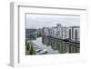 Germany, Hesse, Frankfurt Am Main, View to Residential Buildings at West Harbour-Bernd Wittelsbach-Framed Photographic Print