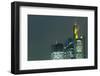 Germany, Hesse, Frankfurt, Commerzbank, Taunusturm and Euro Tower at Dusk-Bernd Wittelsbach-Framed Photographic Print