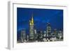 Germany, Hesse, Frankfurt on the Main, Financial District at Dusk-Bernd Wittelsbach-Framed Photographic Print