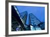 Germany, Hesse, Frankfurt on the Main, Green Towers of the Deutsche Bank-Bernd Wittelsbach-Framed Photographic Print