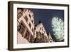 Germany, Hesse, Frankfurt on the Main, R?mer with Christmas Fair at Dusk-Bernd Wittelsbach-Framed Photographic Print