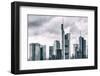 Germany, Hesse, Frankfurt on the Main, Skyline, Financial District, Monochrome-Bernd Wittelsbach-Framed Photographic Print