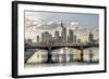 Germany, Hesse, Frankfurt on the Main, Skyline, Selective Focus-Bernd Wittelsbach-Framed Photographic Print