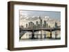 Germany, Hesse, Frankfurt on the Main, Skyline, Selective Focus-Bernd Wittelsbach-Framed Photographic Print