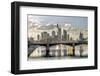 Germany, Hesse, Frankfurt on the Main, Skyline, Selective Focus-Bernd Wittelsbach-Framed Photographic Print