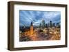 Germany, Hesse, Frankfurt on the Main, Skyline with Hauptwache and St. Catherine's Church-Bernd Wittelsbach-Framed Photographic Print