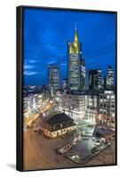 Germany, Hesse, Frankfurt on the Main, Skyline with Hauptwache and St. Catherine's Church-Bernd Wittelsbach-Framed Photographic Print