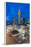 Germany, Hesse, Frankfurt on the Main, Skyline with Hauptwache and St. Catherine's Church-Bernd Wittelsbach-Framed Photographic Print