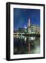 Germany, Hesse, Frankfurt on the Main, View at the Office Buildings in the Westhafen at Dusk-Bernd Wittelsbach-Framed Photographic Print